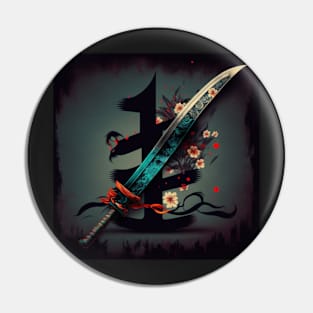 Japanese Legendary Katana Pin