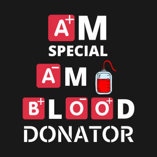 Blood donation motivation biolife medication red T-Shirt