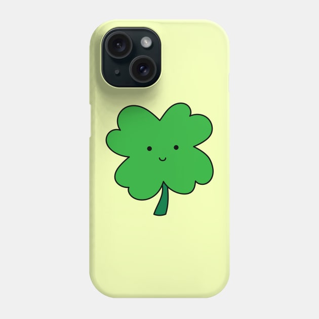 Lucky Four Leaf Clover Phone Case by designminds1