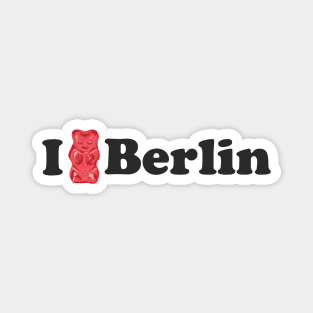 I Love Berlin and Gummy Bears Magnet