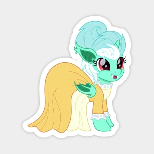 Lyra Heartstrings bat pony dressed Magnet