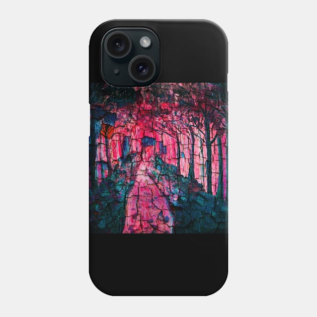 Pink Woods Phone Case by teenamarie23art