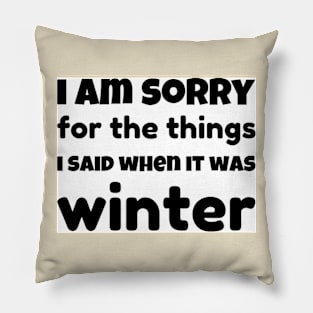 Funny Spring Sayings Pillow