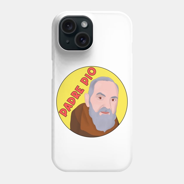 Father Pio Phone Case by DiegoCarvalho