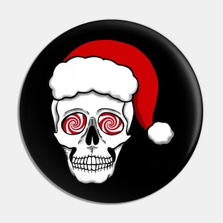 Christmas Skull Pin