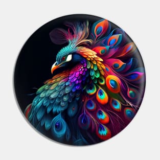 Beautiful peacock artwork Pin