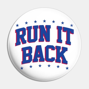 Run It Back - White Pin