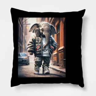 Elephant Kids style gaul Pillow