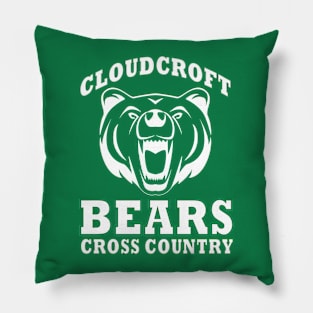 Cloudcroft Bears Cross Country (White) Pillow