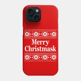 Merry Christmask Face Mask Phone Case