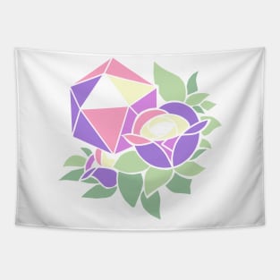 Pretty Poly Rose Genderfae Pride Tapestry