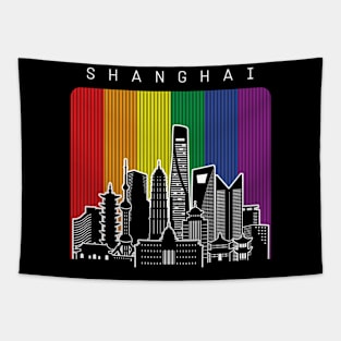 Shanghai LGBT Rainbow Flag Tapestry