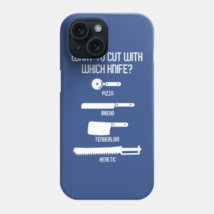 What To Cut With Which Knife 1 Phone Case