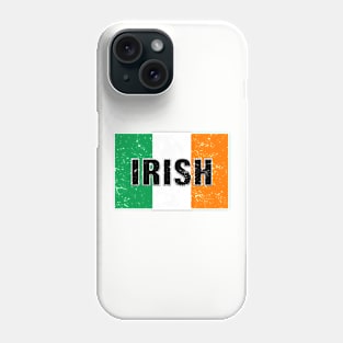 IRISH FLAG VINTAGE RETRO ST PATRICKS DAY MASKS SHIRTS AND MORE Phone Case