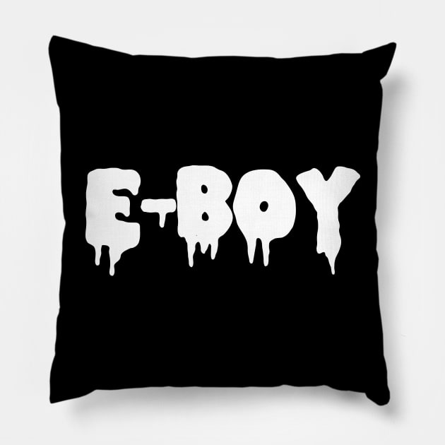 E-Boy - Aesthetic TikTok Pillow by SpaceDogLaika