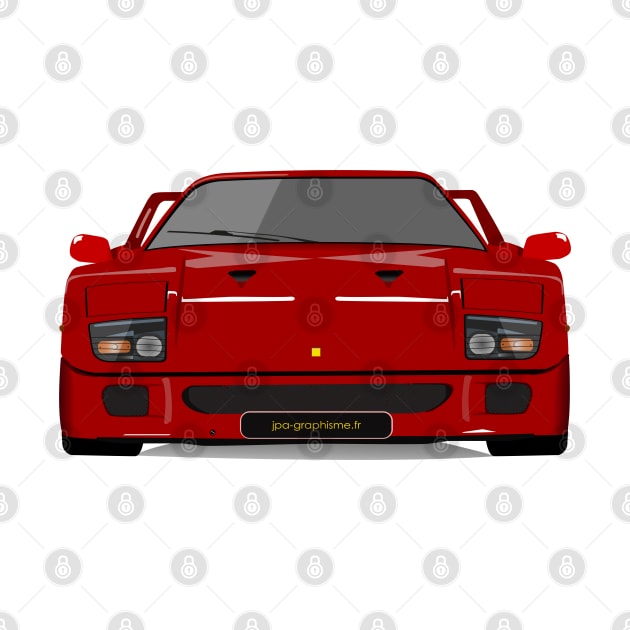 Youngtimer F40 by JPA-Graphisme