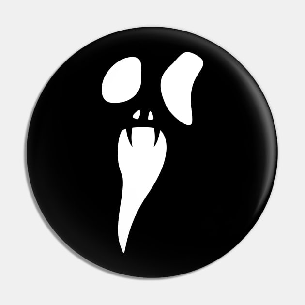 scary face Pin by Johnny_Sk3tch