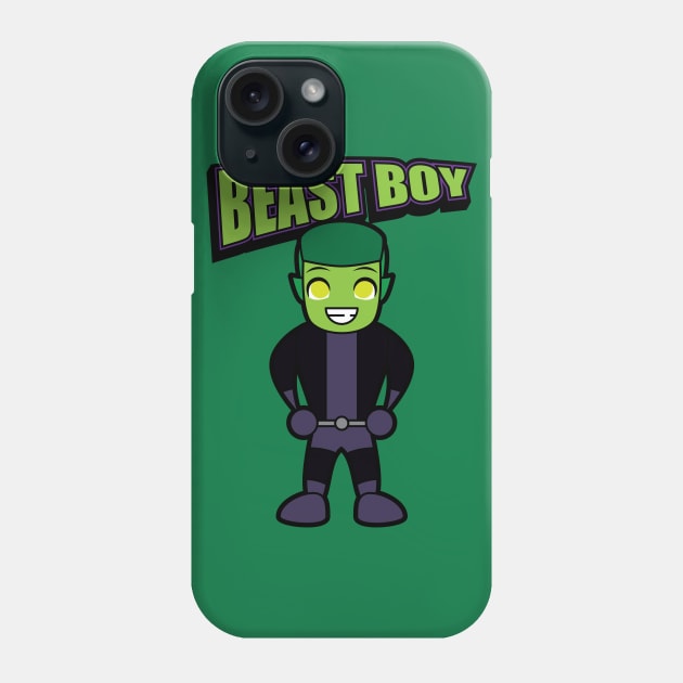 Tooniefied Beast Boy Phone Case by Tooniefied