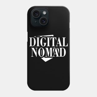 Minimalist Digital Nomad Typography Design Phone Case