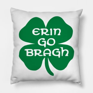 Erin Go Bragh Shamrock Pillow