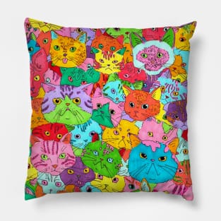 RAINBOW CATS Pillow