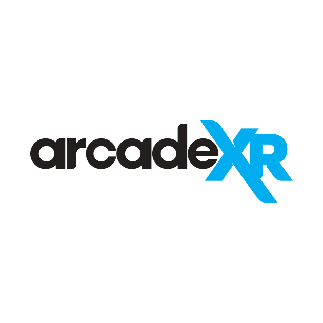 ArcadeXR Logo White Tee by ArcadeXR