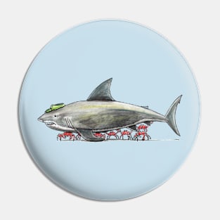 Shark Run Pin