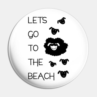 Let`s go to the beach Pin