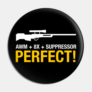 AWM, 8x, suppressor is perfect Pin