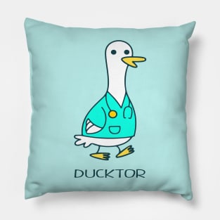 doctor duck Pillow