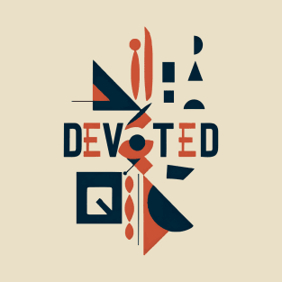 Loyal & True: Minimalist Geometric "Devoted" T-Shirt