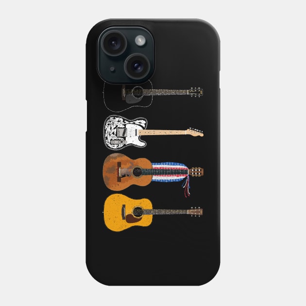 Country Guitars Phone Case by Daniel Cash Guitar