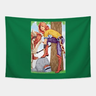 Fantasy Girl Tapestry