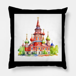 January 1 St. Basil's Day Russian Orthodox Pillow