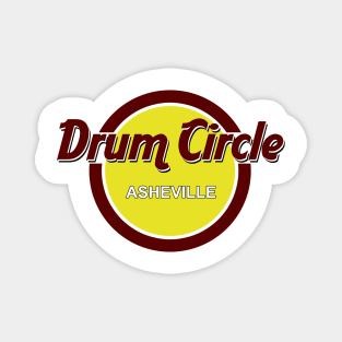 Asheville Drum Circle Logo Magnet