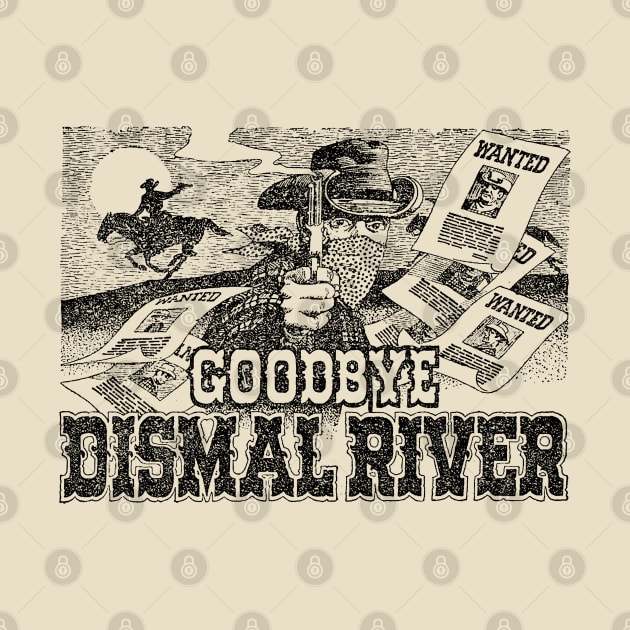 Goodbye Dismal River Western Cowboy Vintage Buffalo Bill  Retro Comic by REVISTANGO