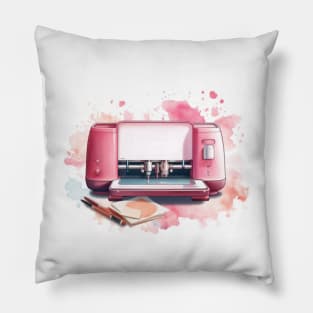 Pink Crafting Machine Pillow