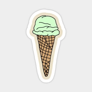 pistachio ice cream Magnet