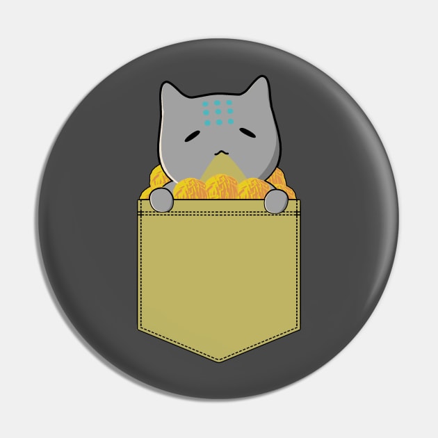 Zen-NYA-tta "PocketKatsu" - Katsuwatch Pin by dillongoo