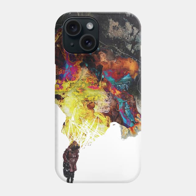 Crumbling Brain Phone Case by DevanGill