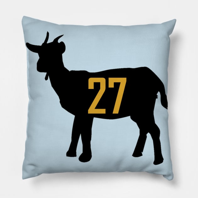 LEONARD FOURNETTE THE GOAT Pillow by bestStickers