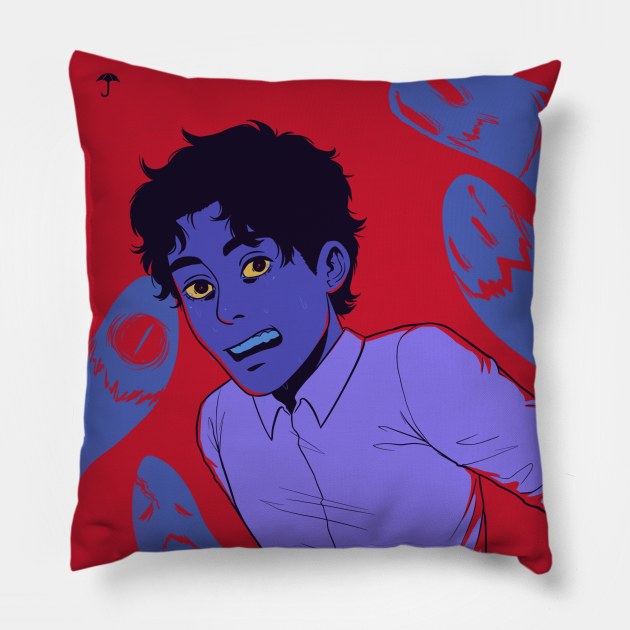 Klaus Hargreeves Pillow by ColonelBaconBits