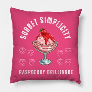 Raspberry Sorbet - Sorbet  Simplicity Pillow