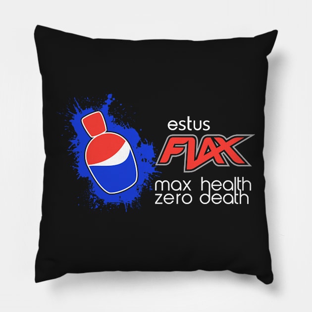 Estus FLAX ! Pillow by spideywebswing