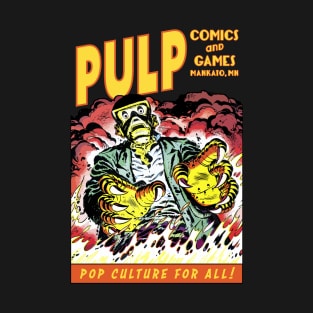 Pulp Robot Flames T-Shirt