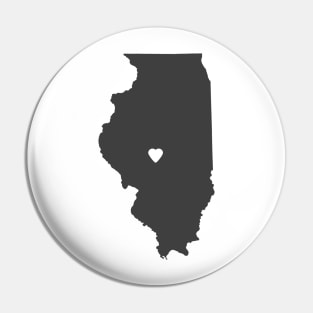 Illinois Love Pin