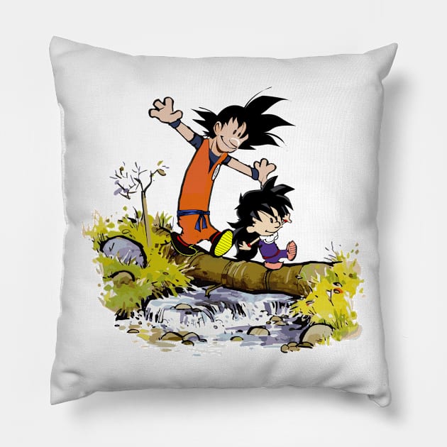 Dragon & Ball Pillow by mikehalliday14