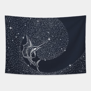 Starry sailor Tapestry