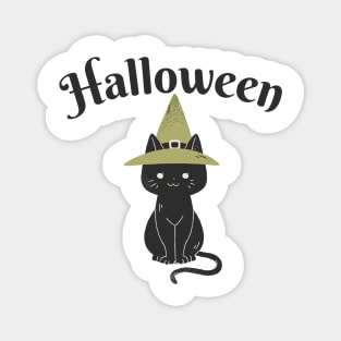 The Halloween cat Magnet