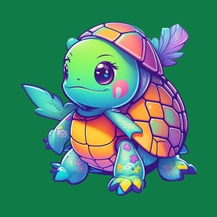 Cute Colorful Turtle Kawaii T-Shirt